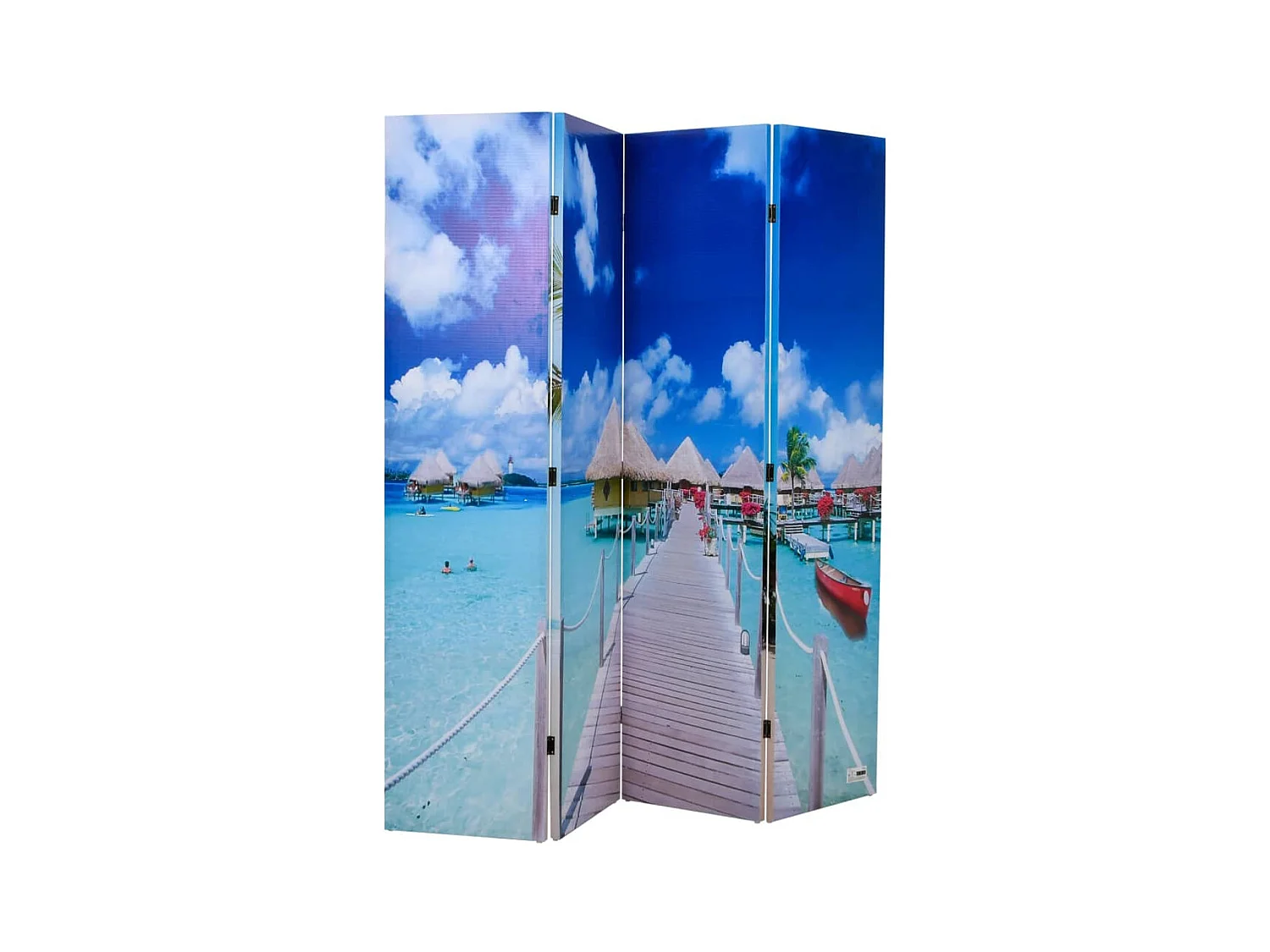 Cloison de séparation pliable 160 x 170 cm Plage