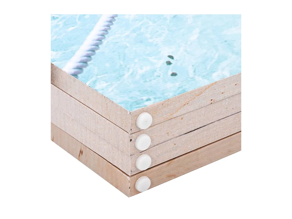 Cloison de séparation pliable 160 x 170 cm Plage