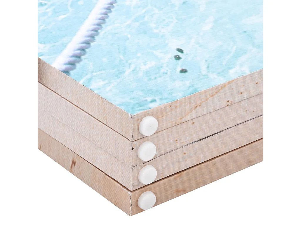 Cloison de séparation pliable 160 x 170 cm Plage