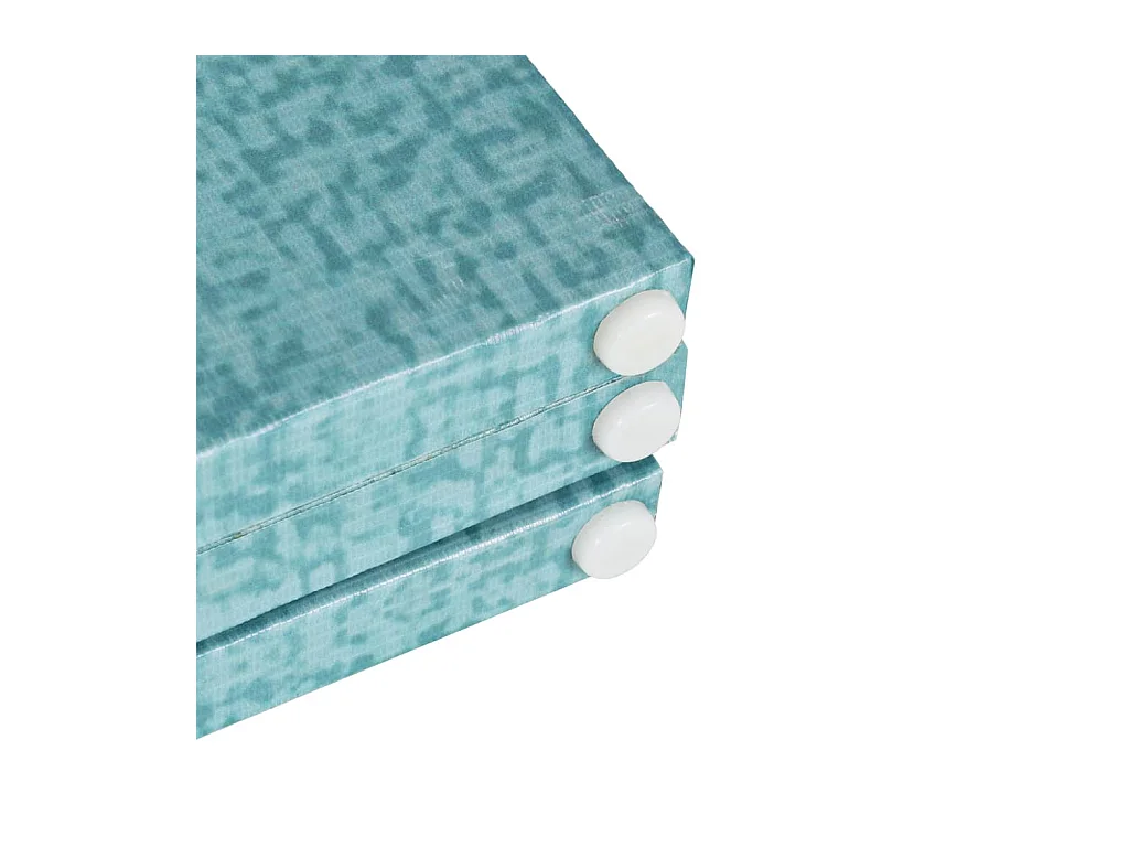 Cloison de séparation pliable 228 x 170 cm Papillon Bleu