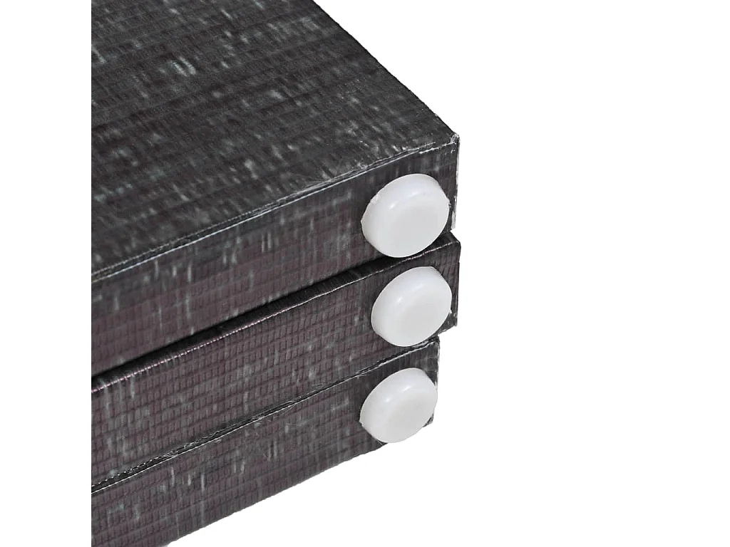 Paravent pliable 200 x 170 cm Plumes Noir et blanc