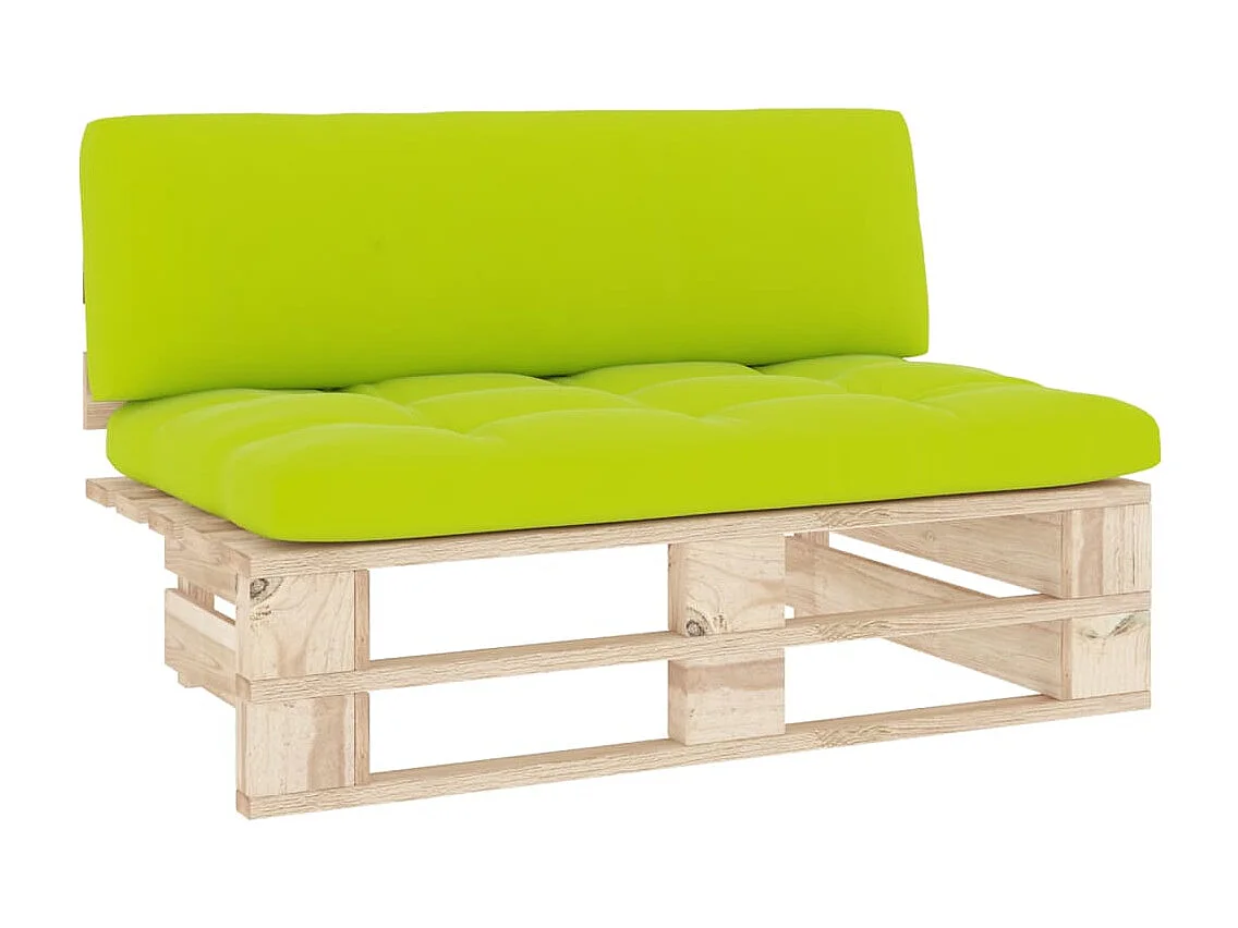 Outdoor-Mittelsofa Paletten Imprägniertes Kiefernholz