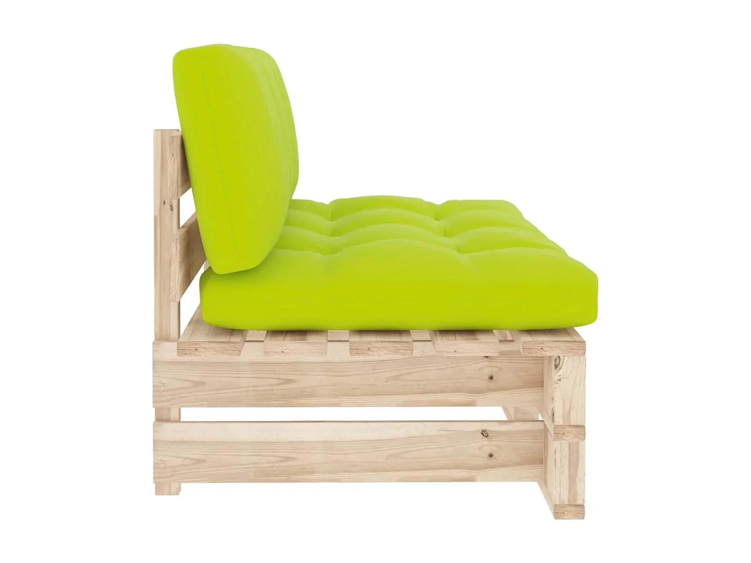 Outdoor-Mittelsofa Paletten Imprägniertes Kiefernholz