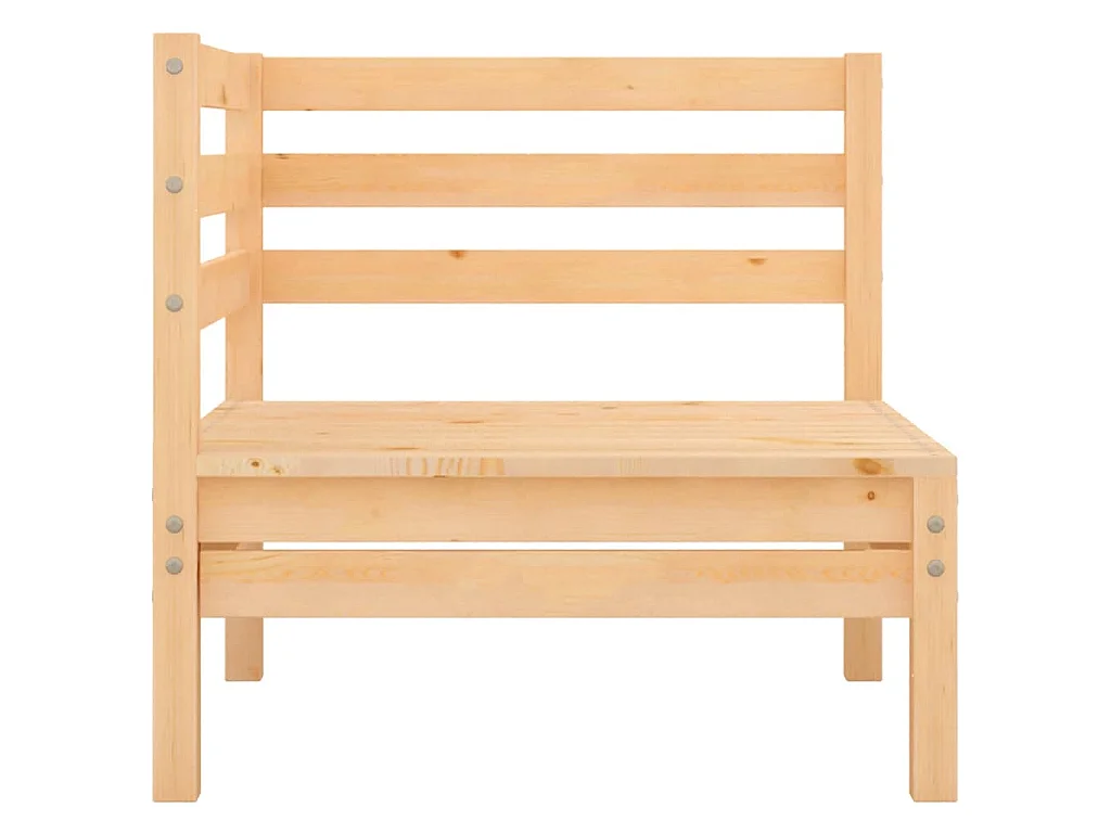 Garten-Ecksofas 2 Stk. Massivholz Kiefer