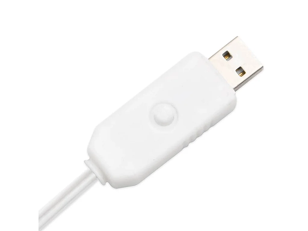 Árvore c/ 72 luzes LED 150 cm bétula branco quente