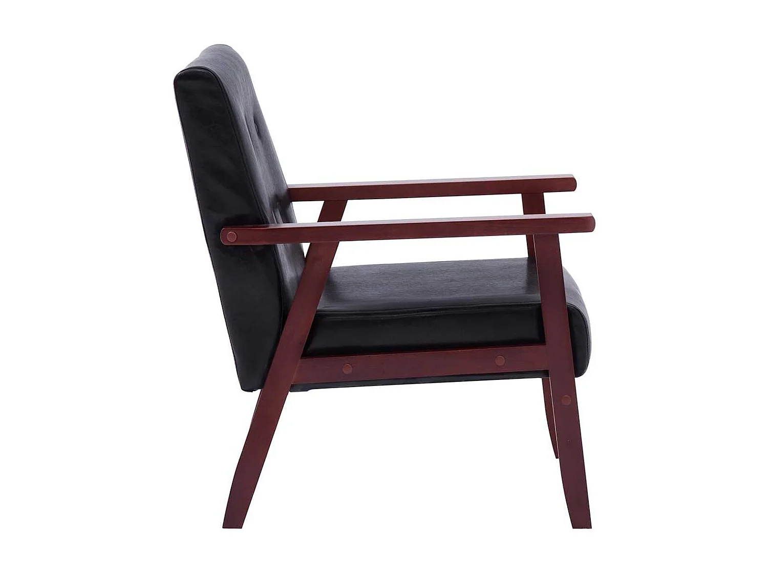 Ensemble de canapés 3 pcs noir similicuir