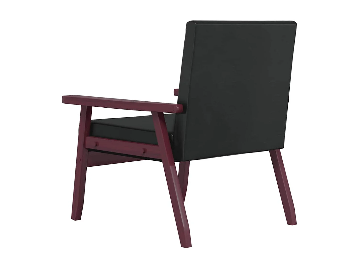 Ensemble de canapés 3 pcs noir similicuir