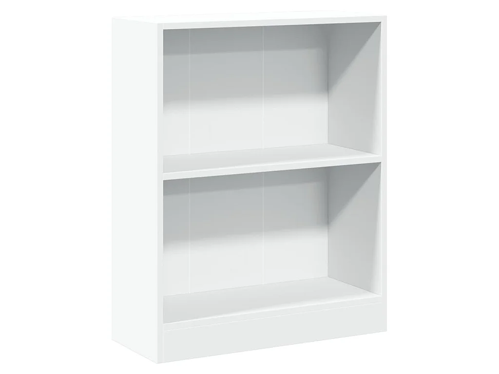 Bibliothèque Blanc 60x24x76 cm Bois d'ingénierie