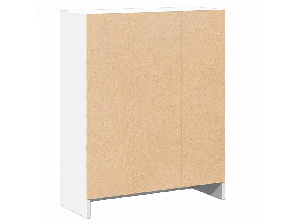 Bibliothèque Blanc 60x24x76 cm Bois d'ingénierie