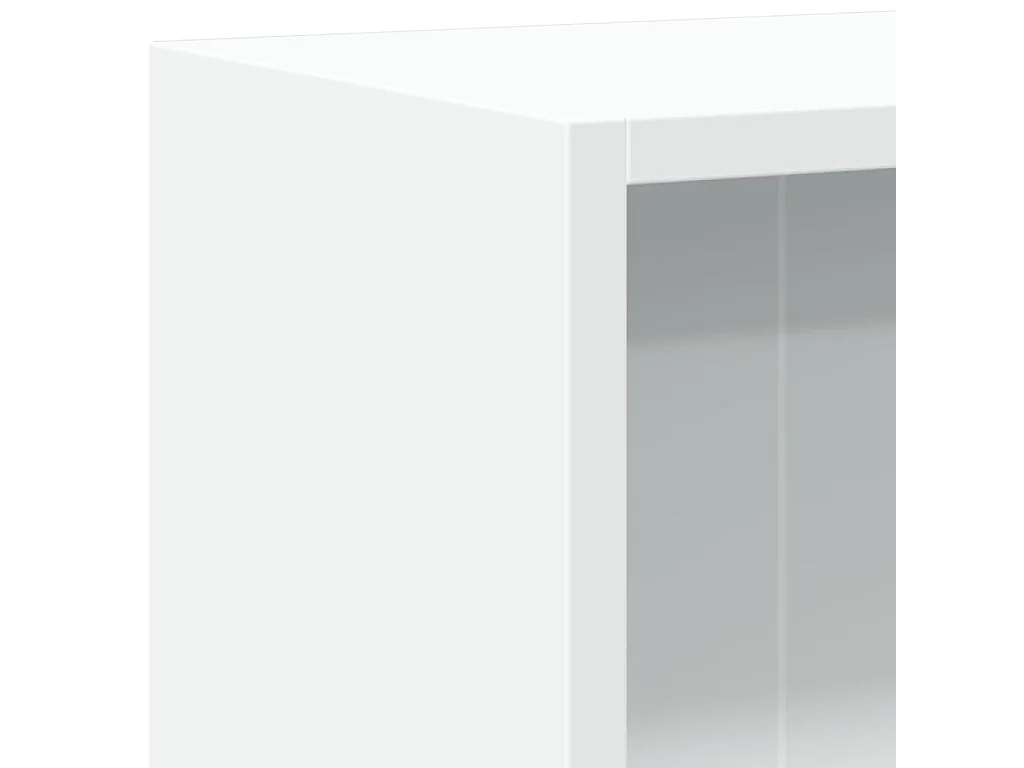 Bibliothèque Blanc 60x24x76 cm Bois d'ingénierie