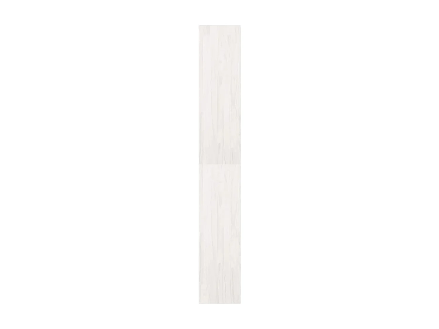 Bibliothèque/Séparateur de pièce Blanc 40x30x199 cm Pin massif