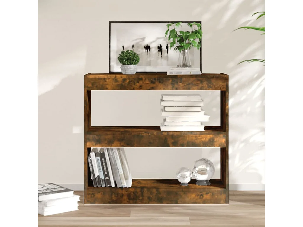 Libreria/Divisorio Rovere Fumo 80x30x72 cm
