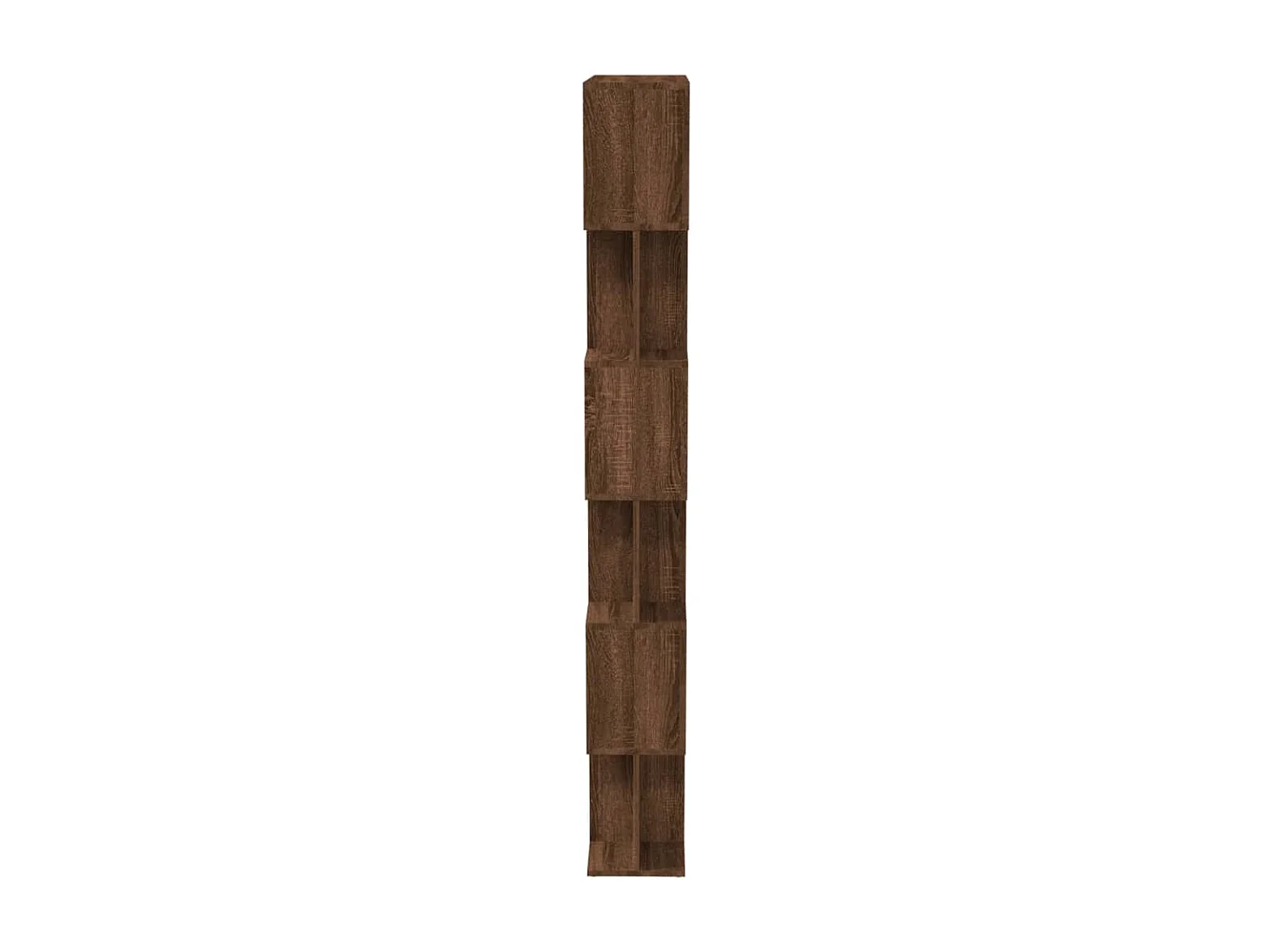 Bibliothèque/Cloison Chêne marron 80x24x192cm Bois d'ingénierie