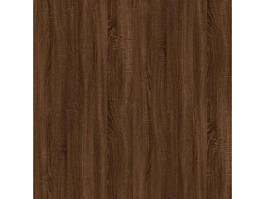 Bibliothèque/Cloison Chêne marron 80x24x192cm Bois d'ingénierie