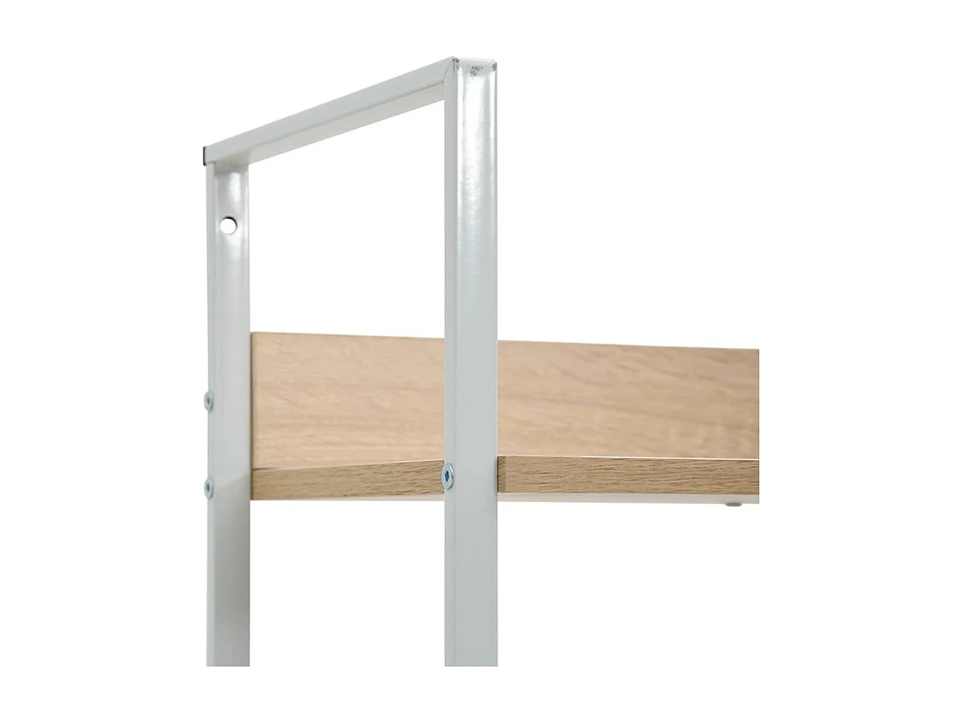 Bibliothèque à 3 niveaux chêne 60x27,6x90,5cm bois d'ingénierie
