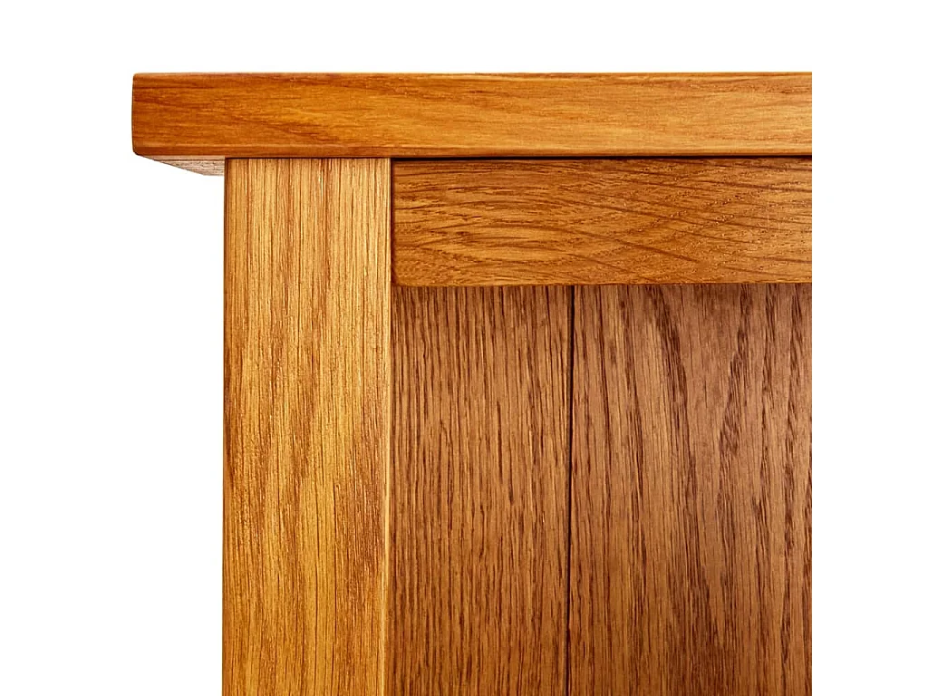 Boekenkast met 3 schappen 70x22,5x82 cm massief eikenhout