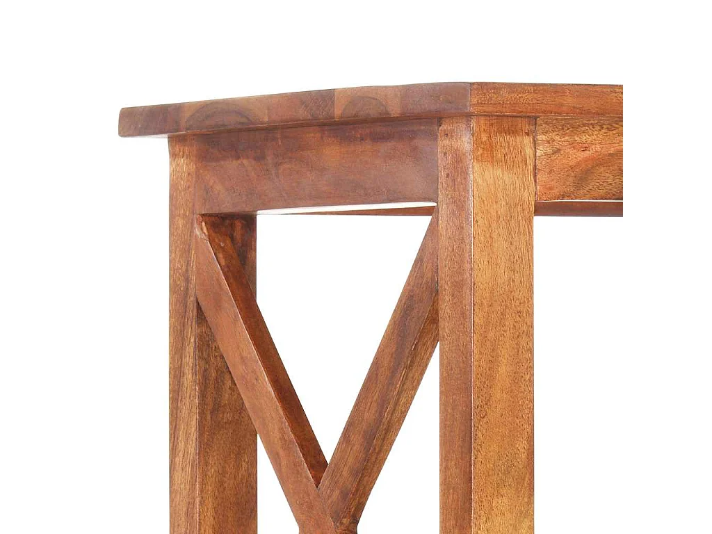 Bibliothèque 60x30x160 cm Bois massif d'acacia et finition miel