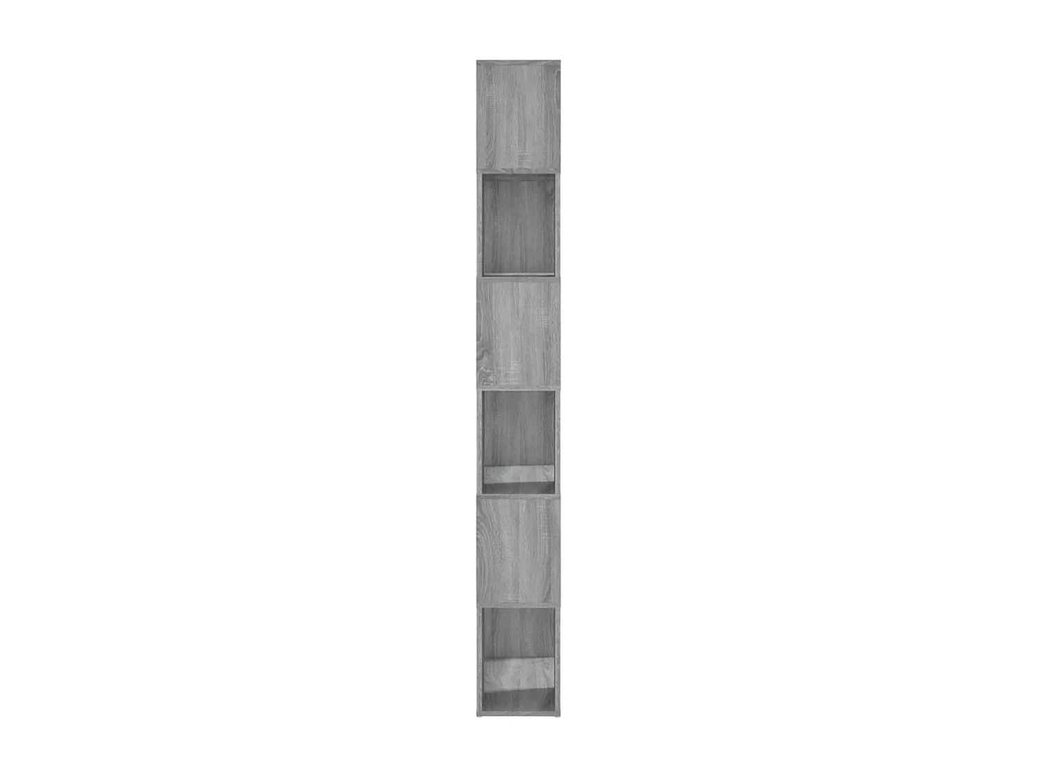 Bibliothèque/Séparateur de pièce Sonoma gris 60x24x186 cm