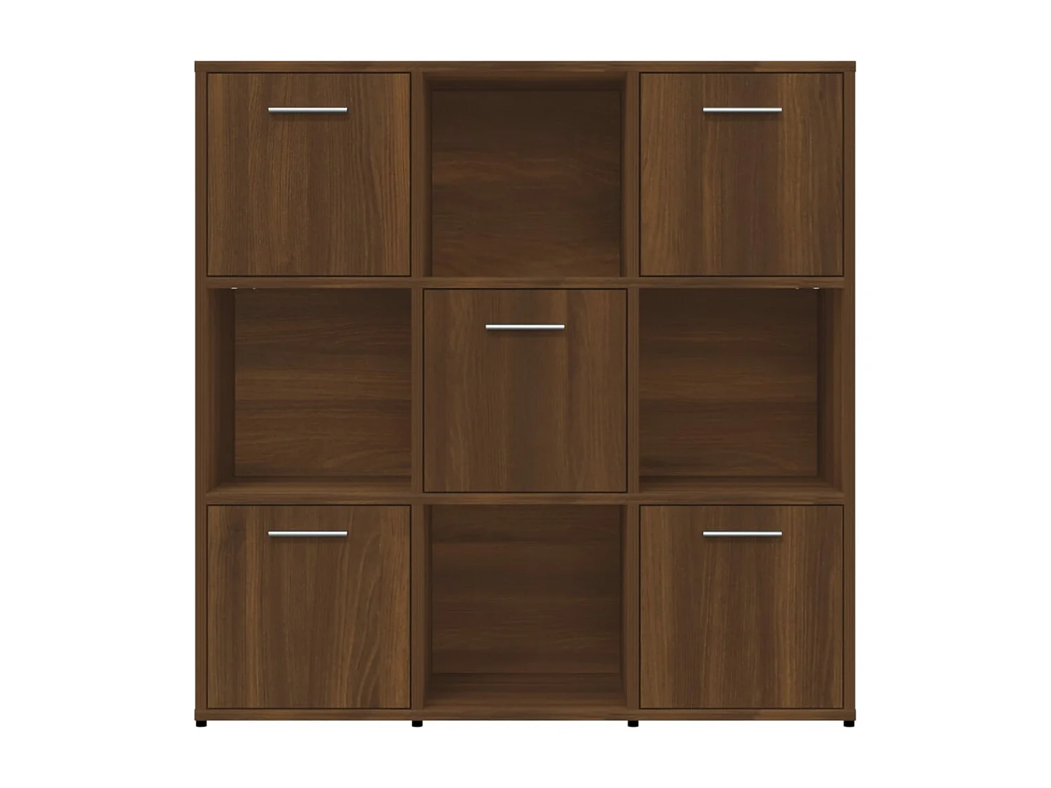 Bibliothèque Chêne marron 90x30x90 cm Bois d'ingénierie