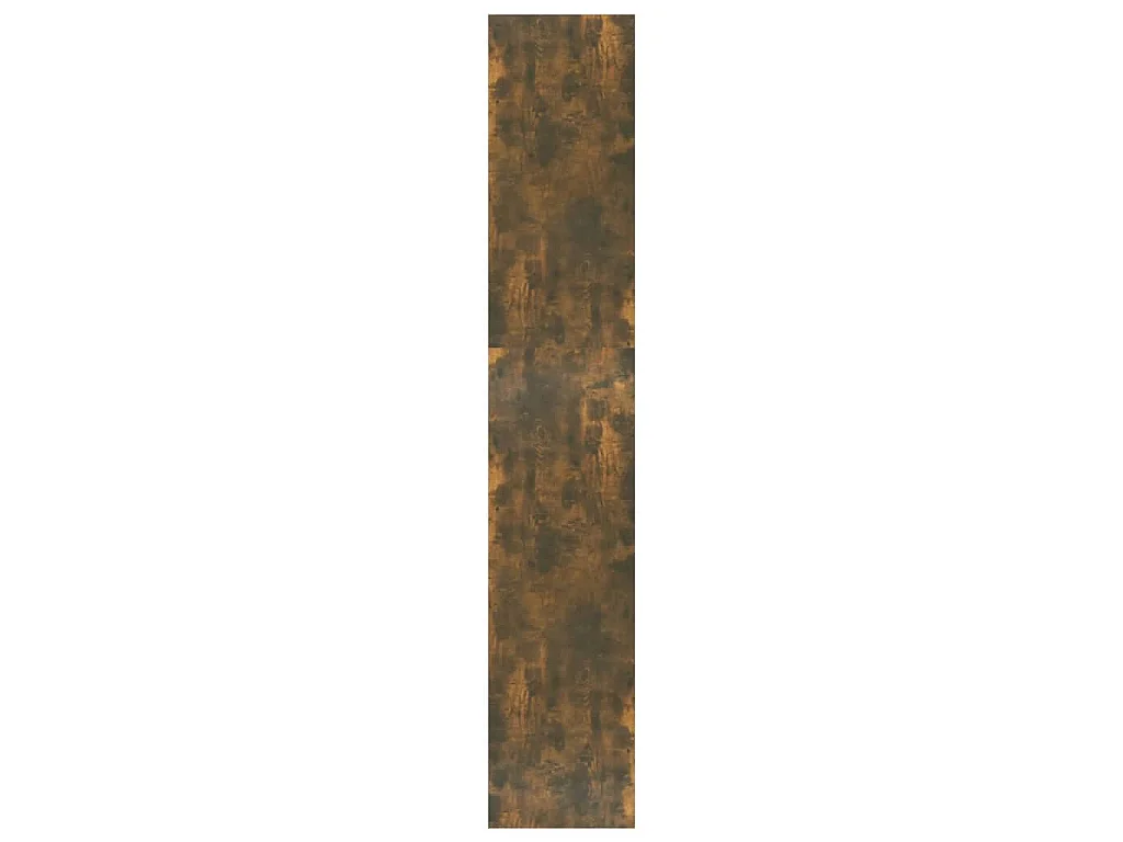 Bibliothèque/Séparateur de pièce Chêne fumé Bois d'ingénierie