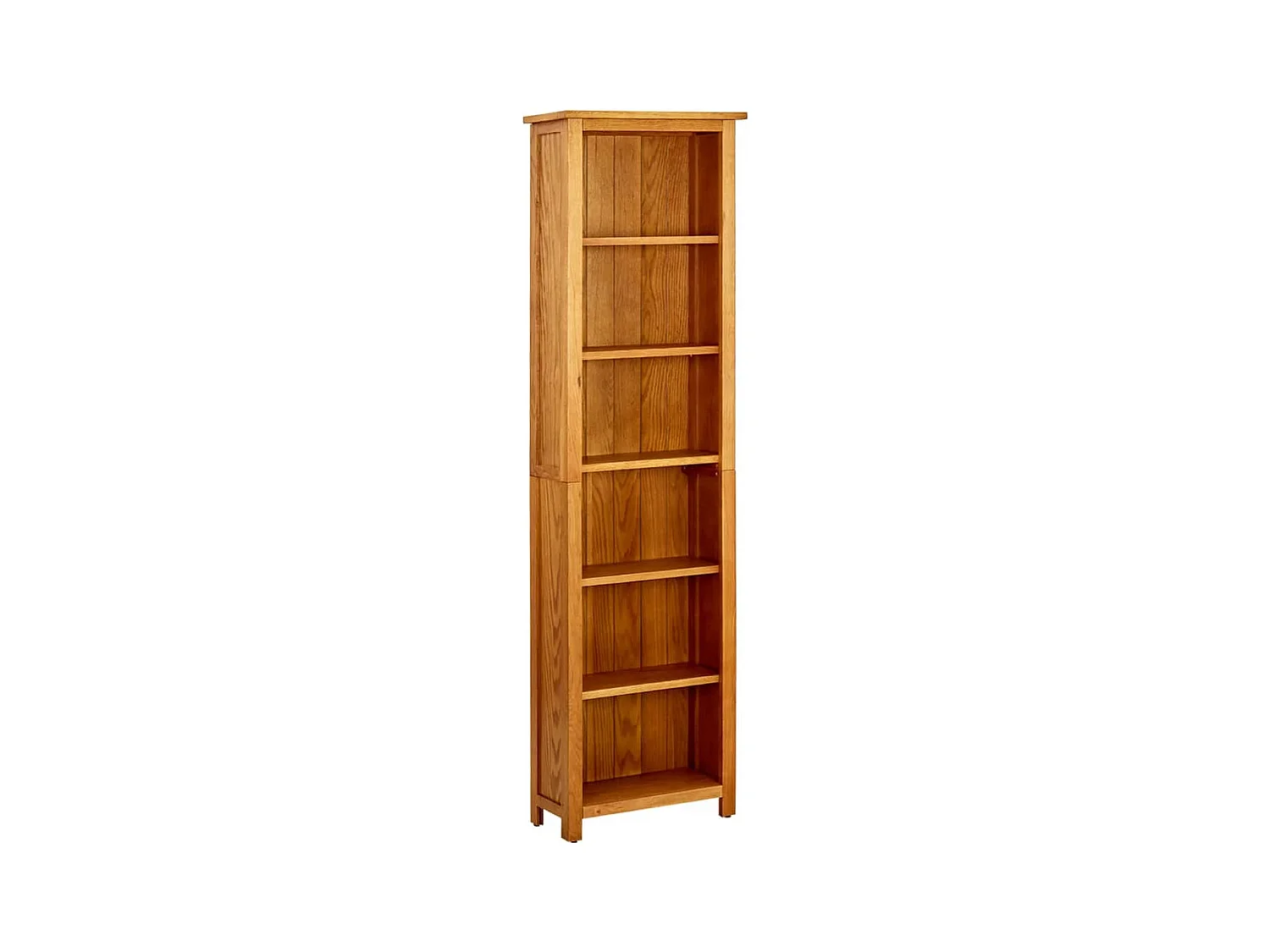 Bibliothèque à 6 niveaux 52x22x180 cm Bois de chêne massif
