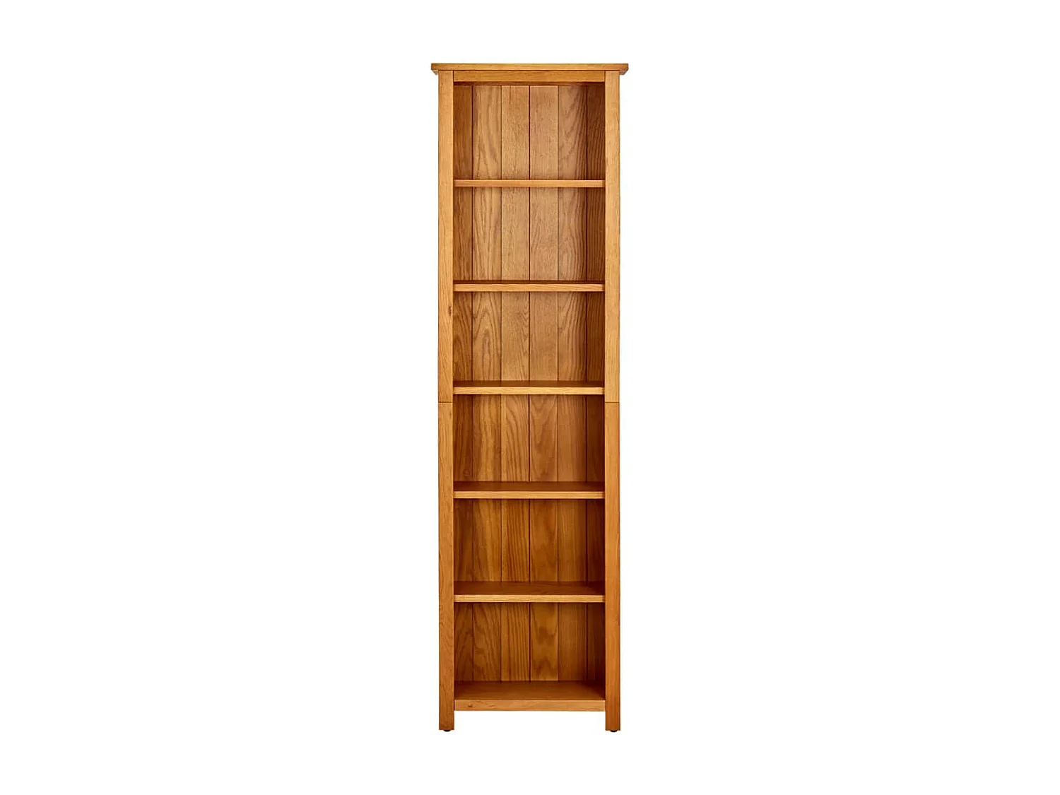 Bibliothèque à 6 niveaux 52x22x180 cm Bois de chêne massif