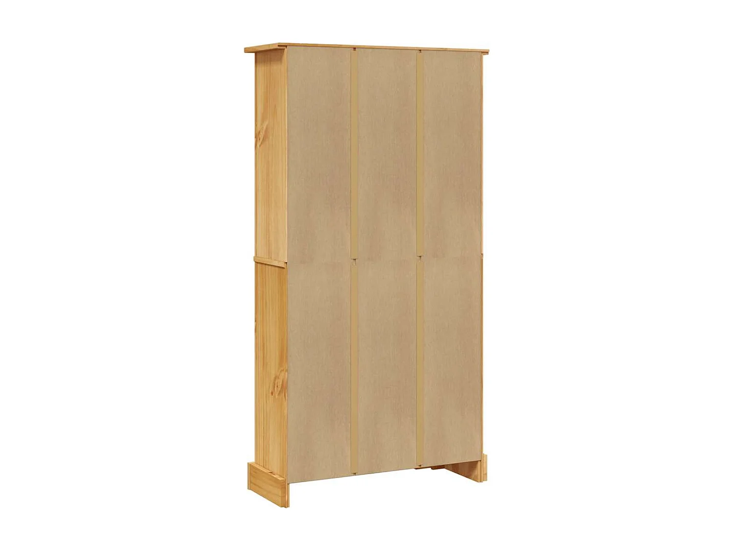 Bibliothèque 4 niveaux Gamme Corona Pin mexicain 80x29x150 cm