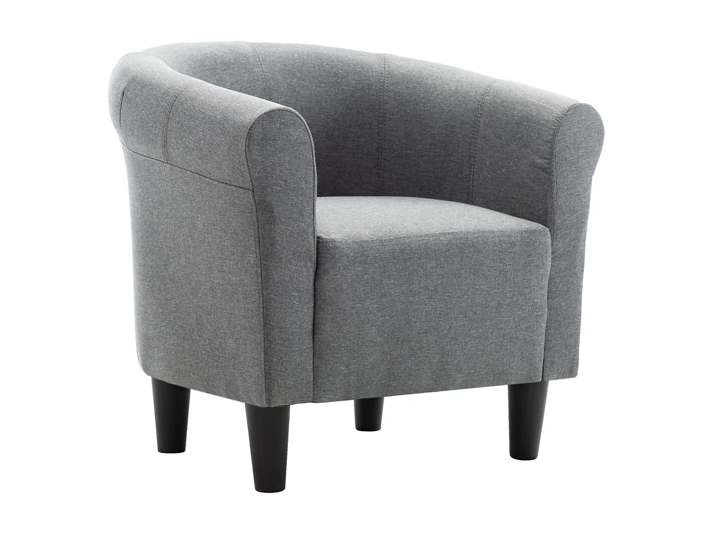 Fauteuil Gris foncé Tissu
