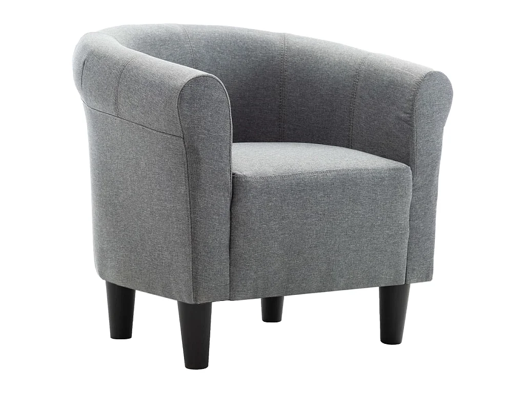 Sessel Hellgrau Stoff