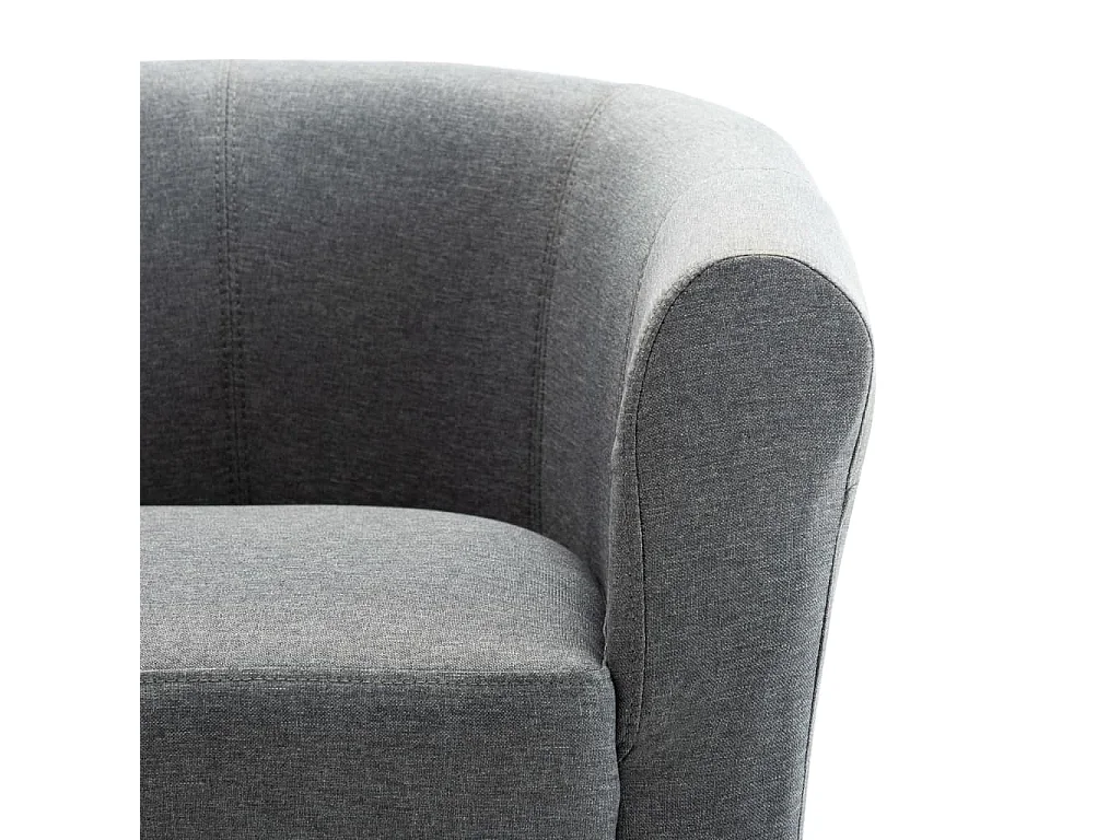 Sessel Hellgrau Stoff