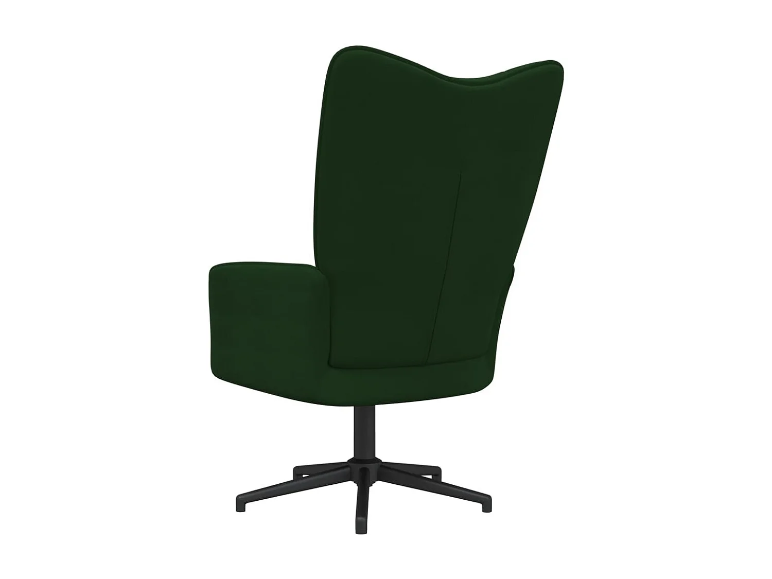 Sillón de relax de terciopelo verde oscuro