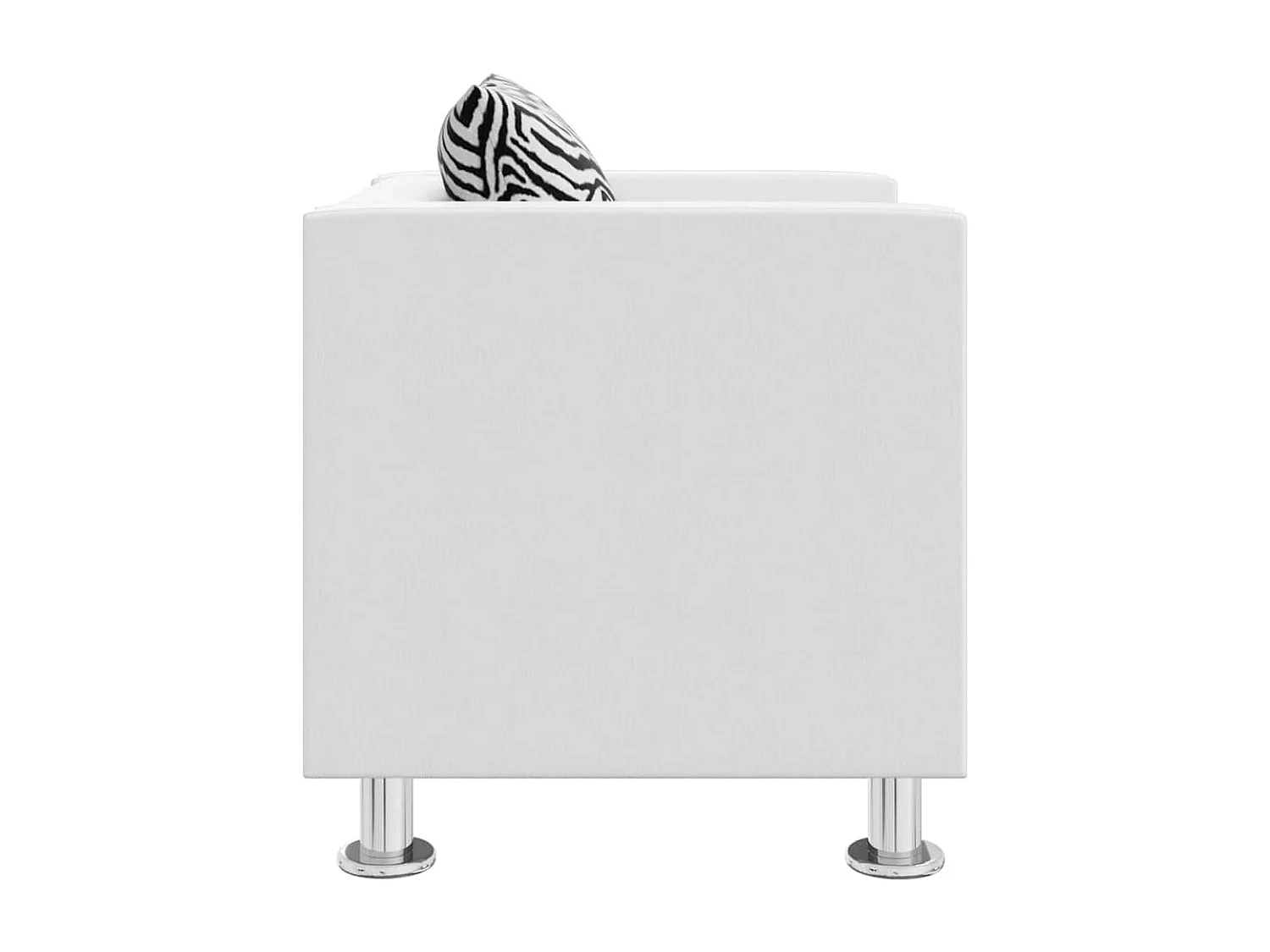 Sessel Weiß Kunstleder