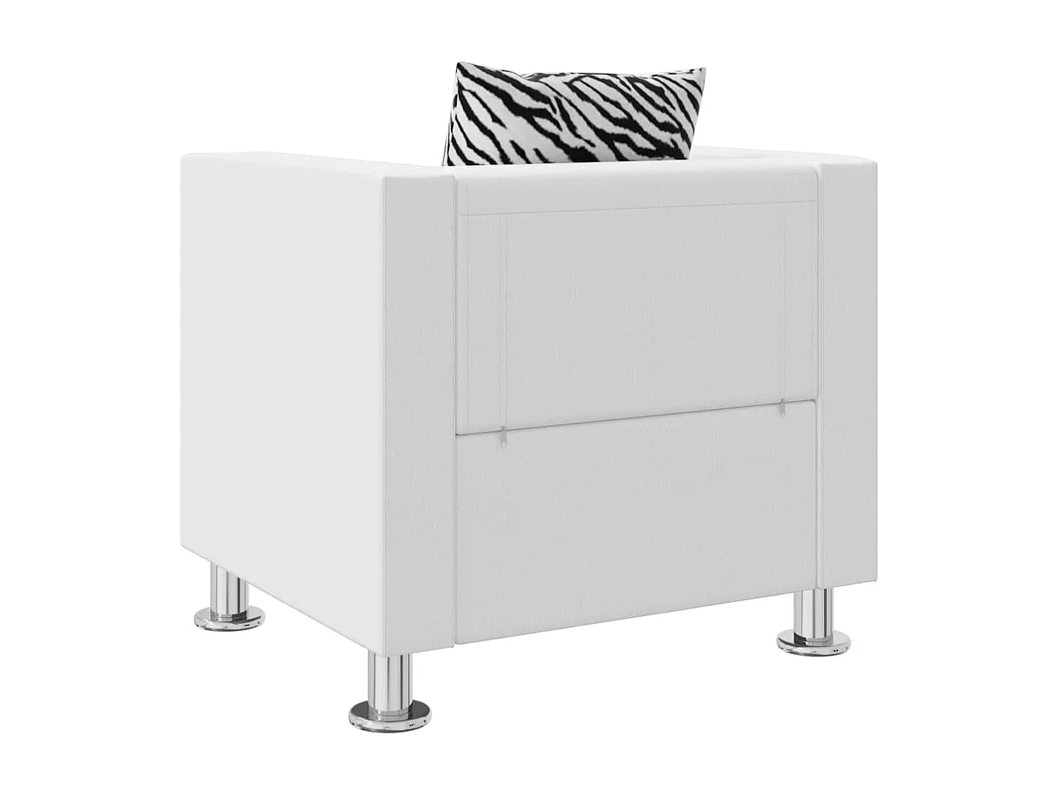 Sessel Weiß Kunstleder