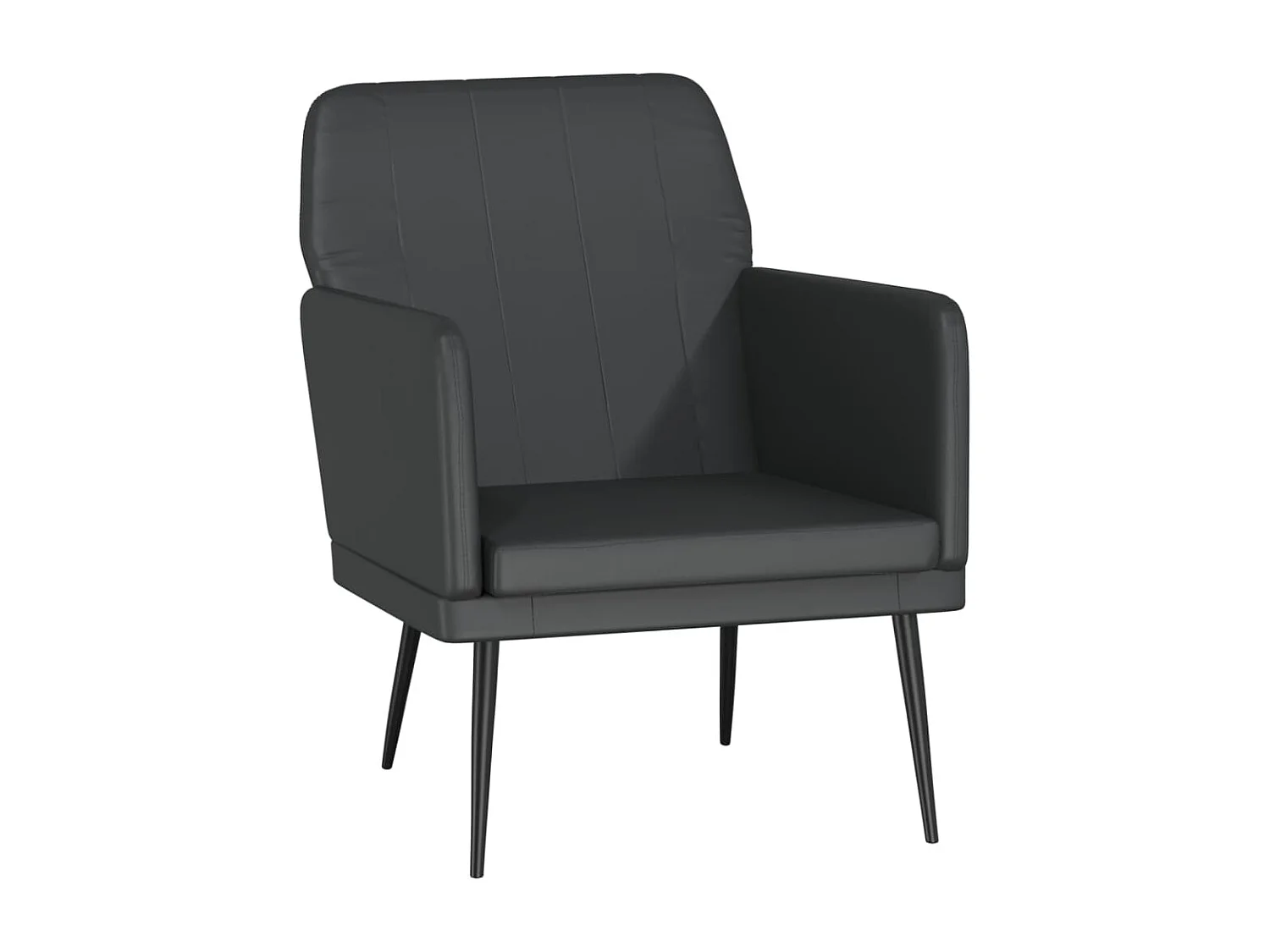 Poltrona Nera 61x78x80 cm Similpelle