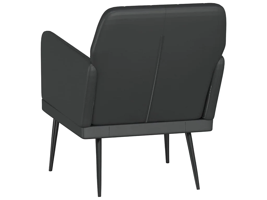 Sessel Schwarz 61x78x80 cm Kunstleder