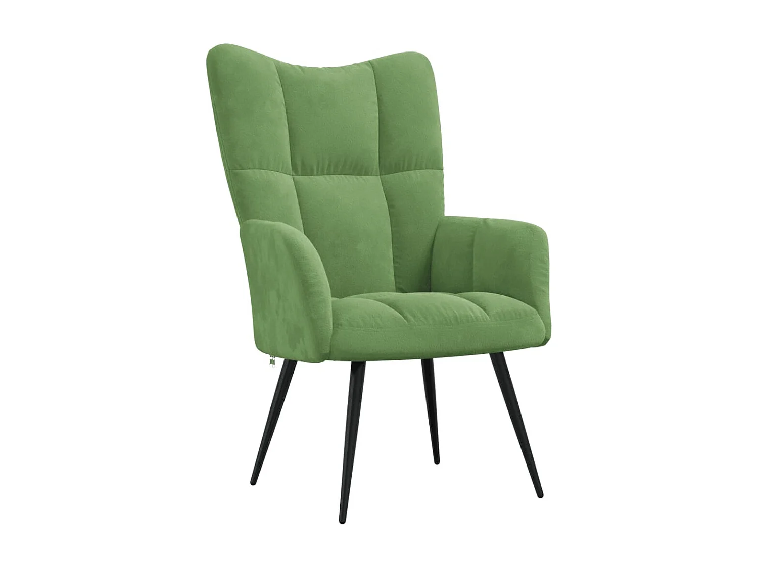 Chaise de relaxation Vert clair Velours