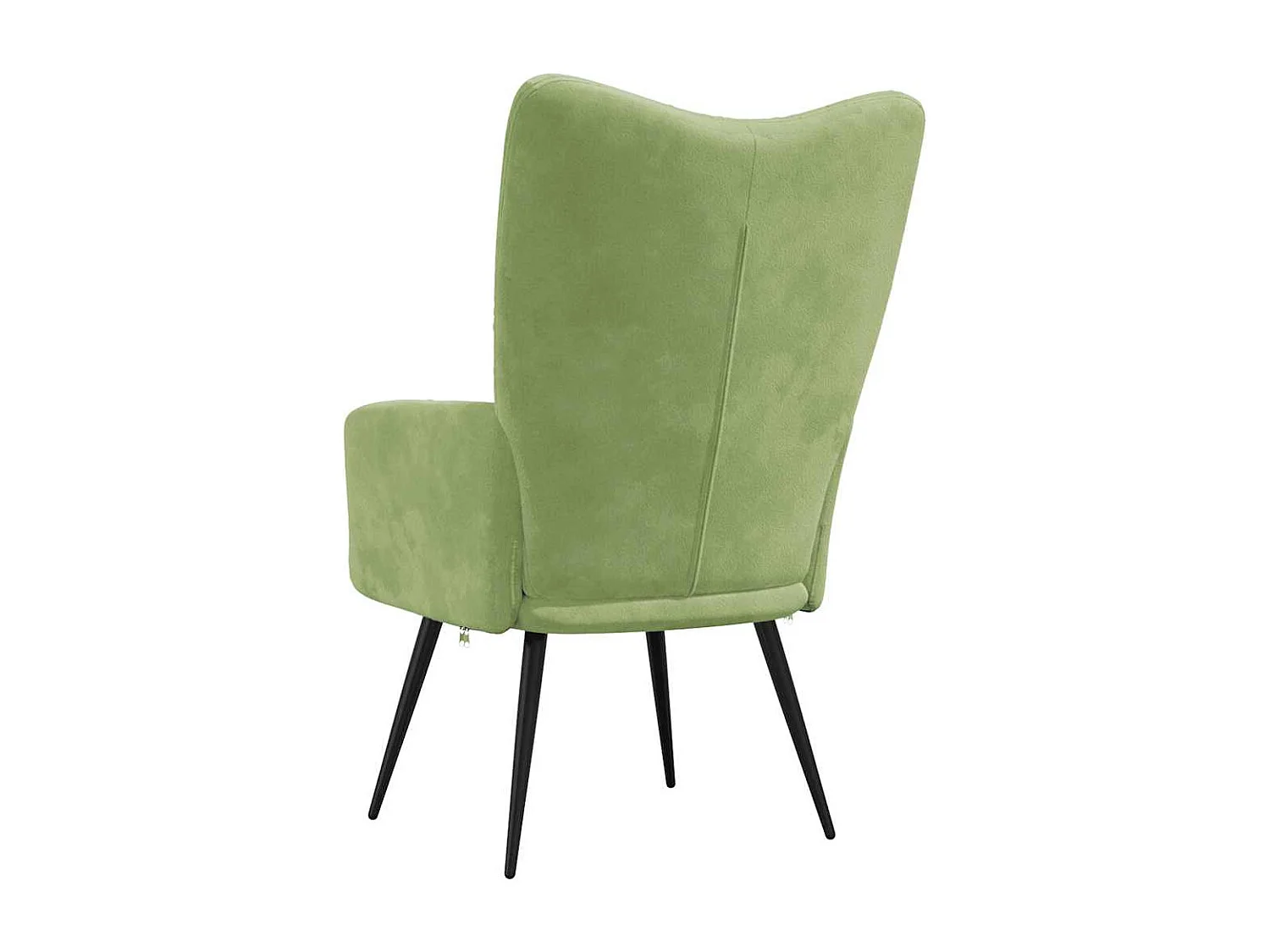 Chaise de relaxation Vert clair Velours
