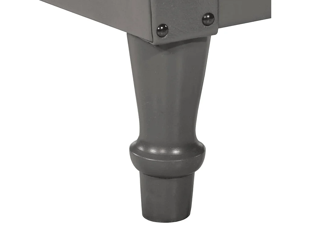 Sessel Grau Echtes Ziegenleder