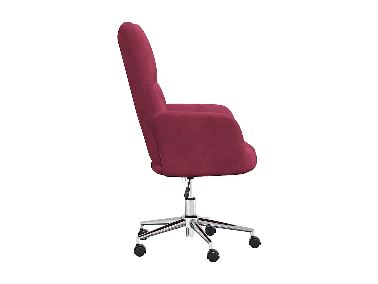 Chaise de relaxation Rouge bordeaux Velours