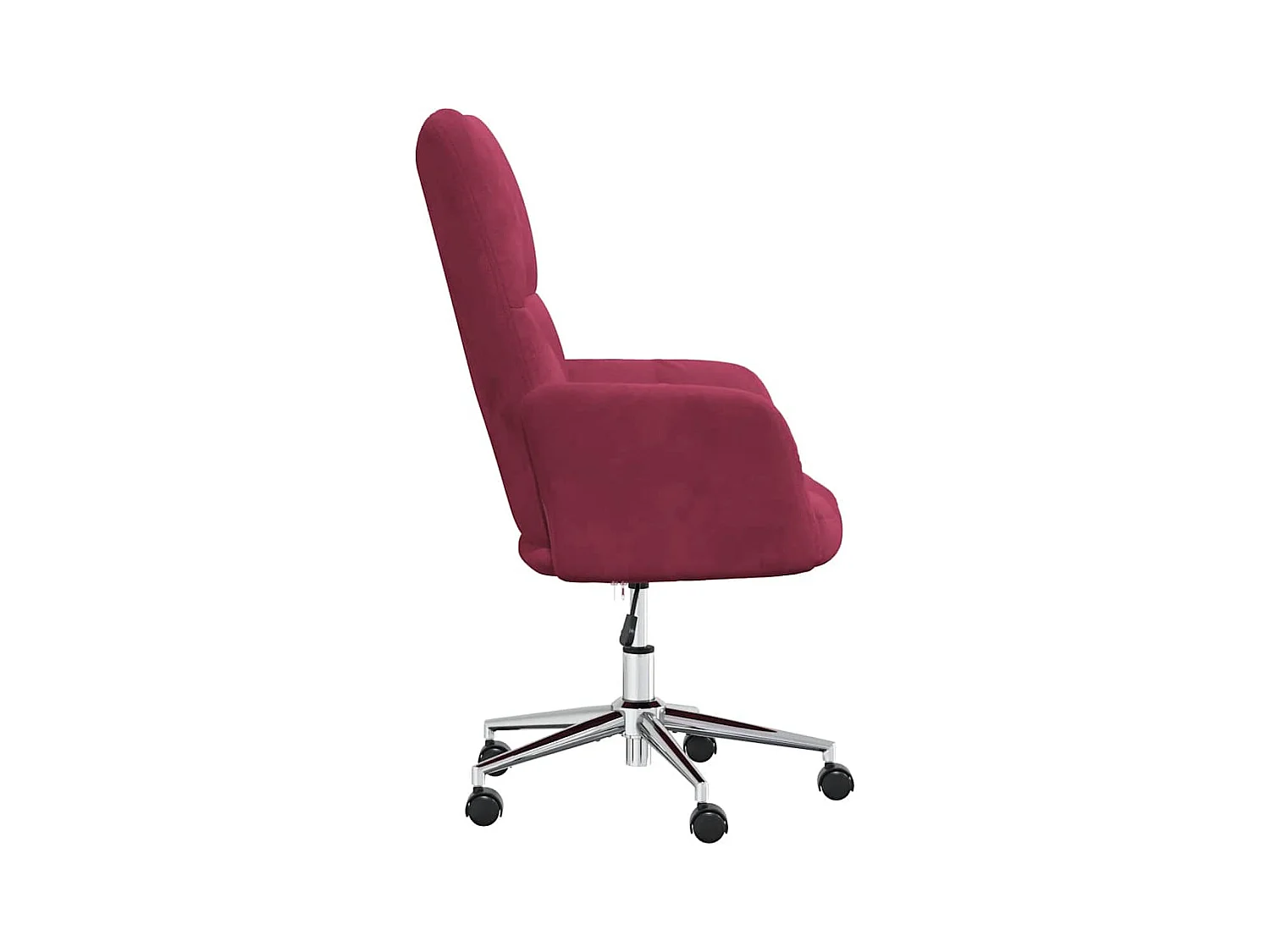 Chaise de relaxation Rouge bordeaux Velours