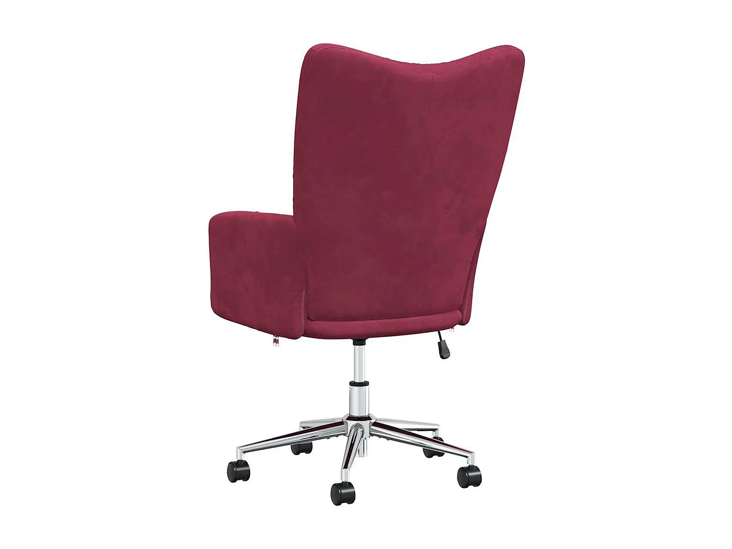 Chaise de relaxation Rouge bordeaux Velours