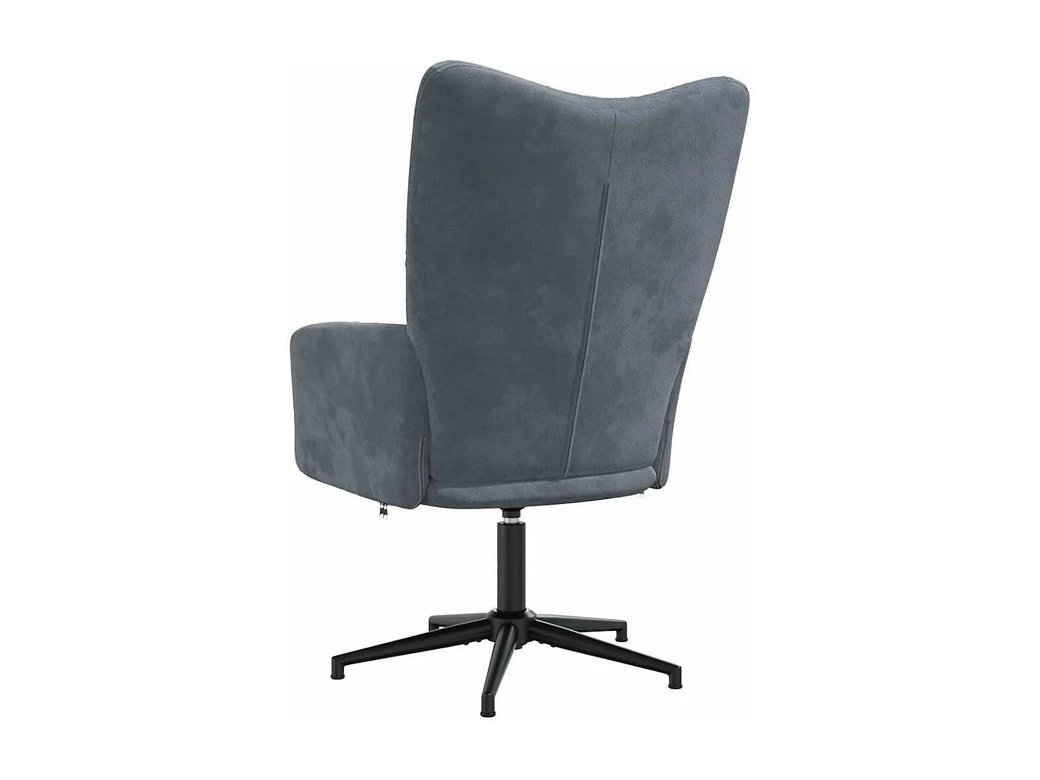 Chaise de relaxation Gris foncé Velours