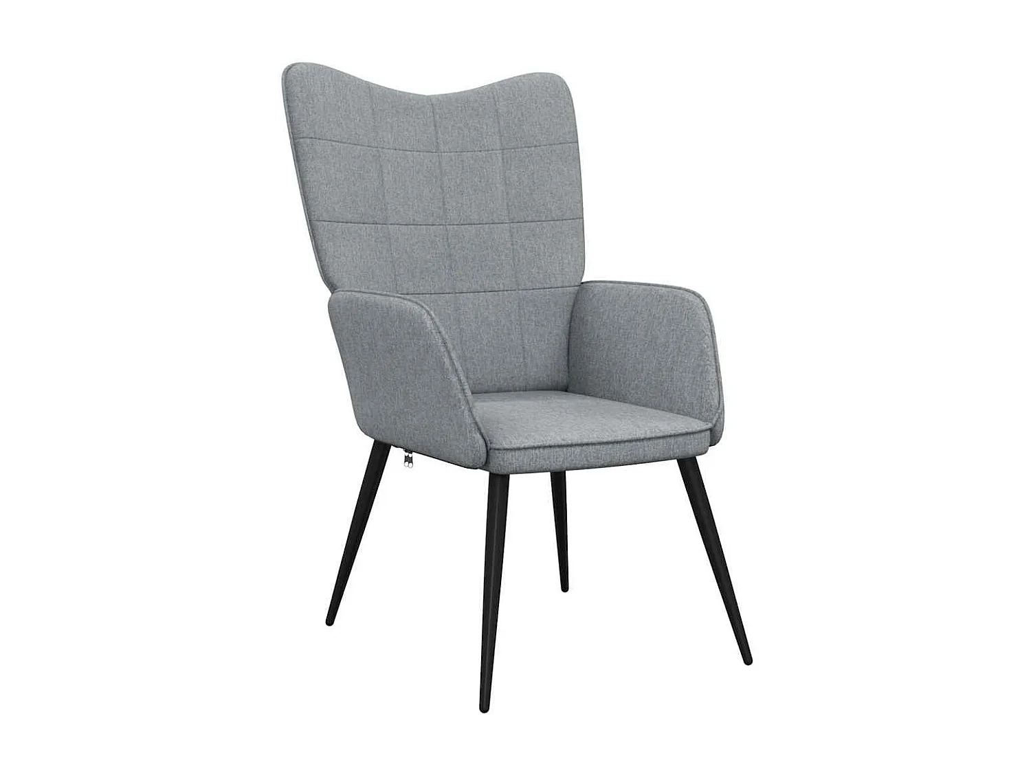 Chaise de relaxation Gris clair Tissu