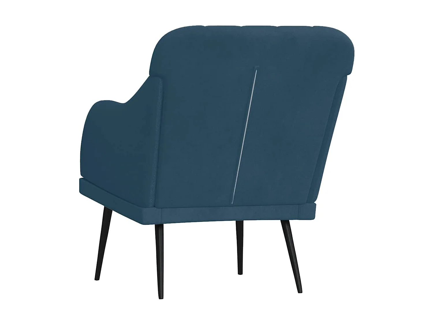 Fauteuil Bleu 63x76x80 cm Velours