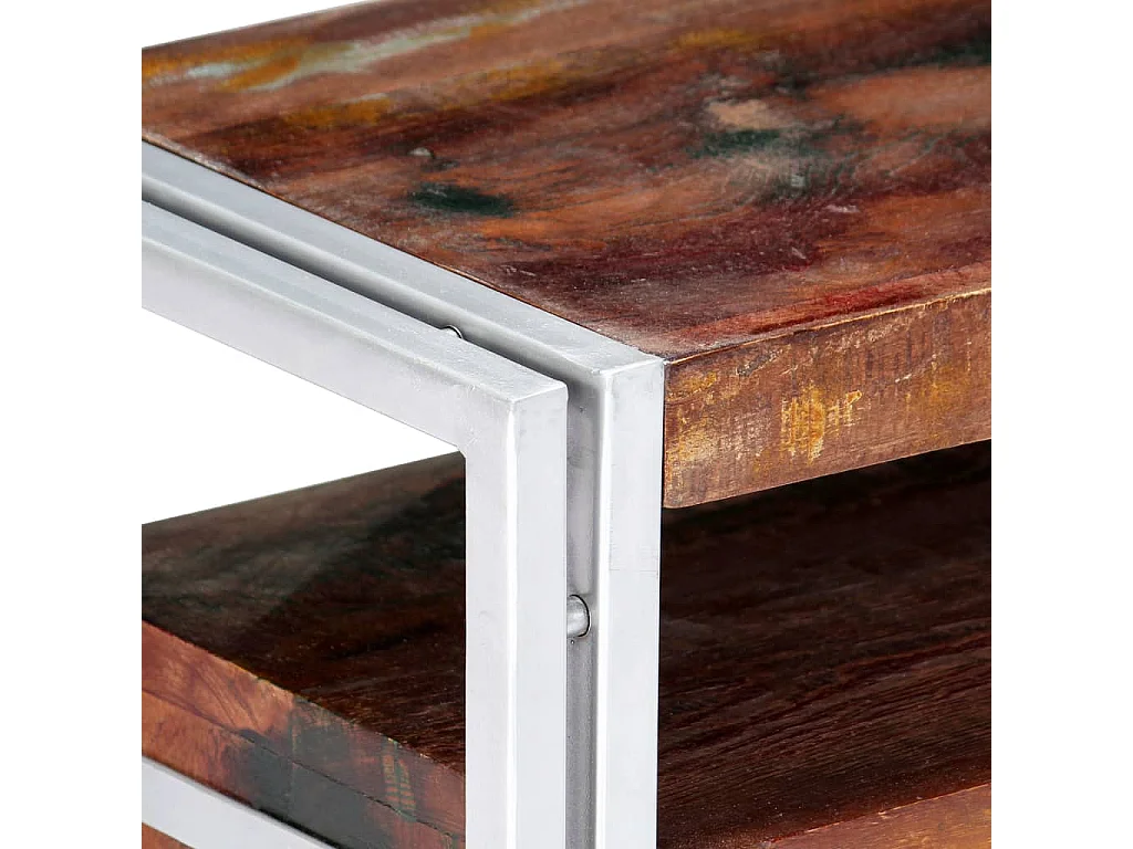 Meuble TV 90x30x40 cm Bois de récupération massif