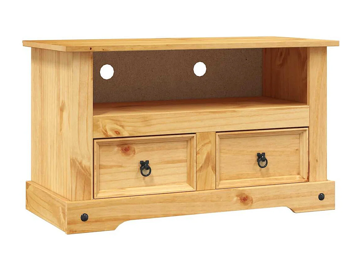 TV-Schrank Mexiko-Stil Kiefernholz 91x43x56 cm