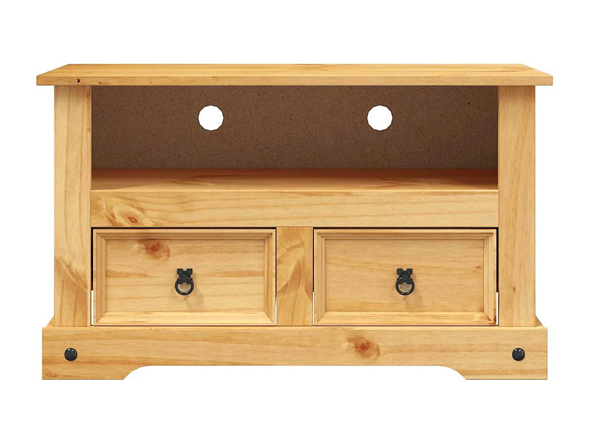 TV-Schrank Mexiko-Stil Kiefernholz 91x43x56 cm