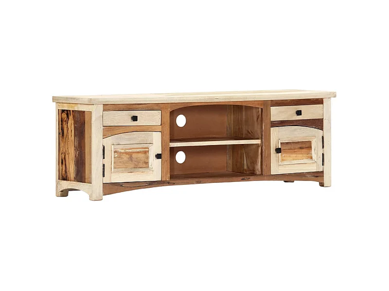 Meuble TV 120 x 30 x 40 cm Bois de récupération massif