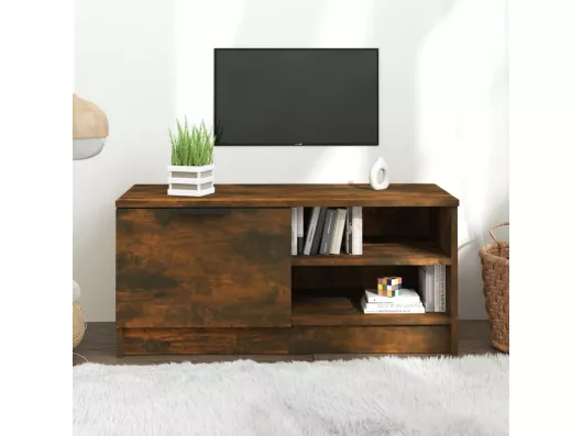 Kauf Unique TV-Schrank Räuchereiche 80x35x36,5 cm Holzwerkstoff