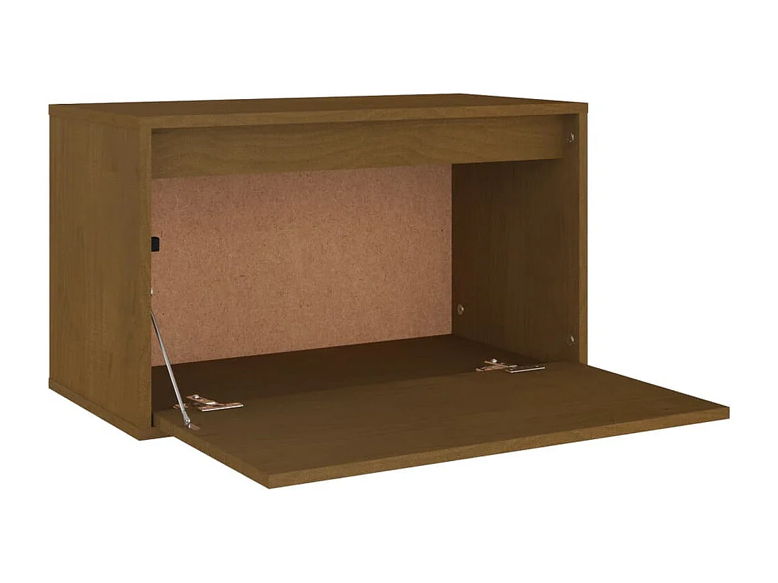 Meubles TV 3 pcs Marron miel Bois massif de pin